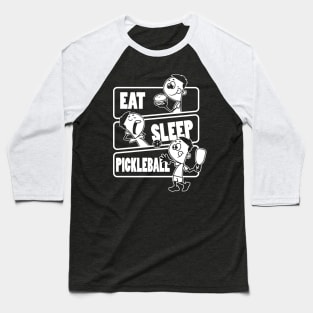 Eat Sleep Pickleball Repeat - Funny pickle ball sport design Baseball T-Shirt